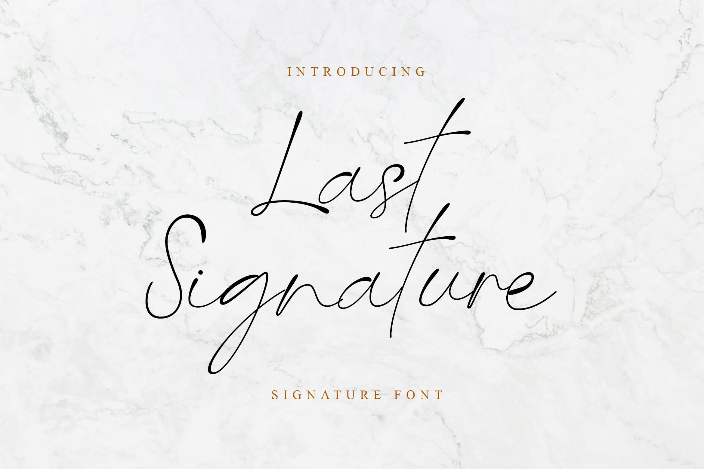 Font Last Signature